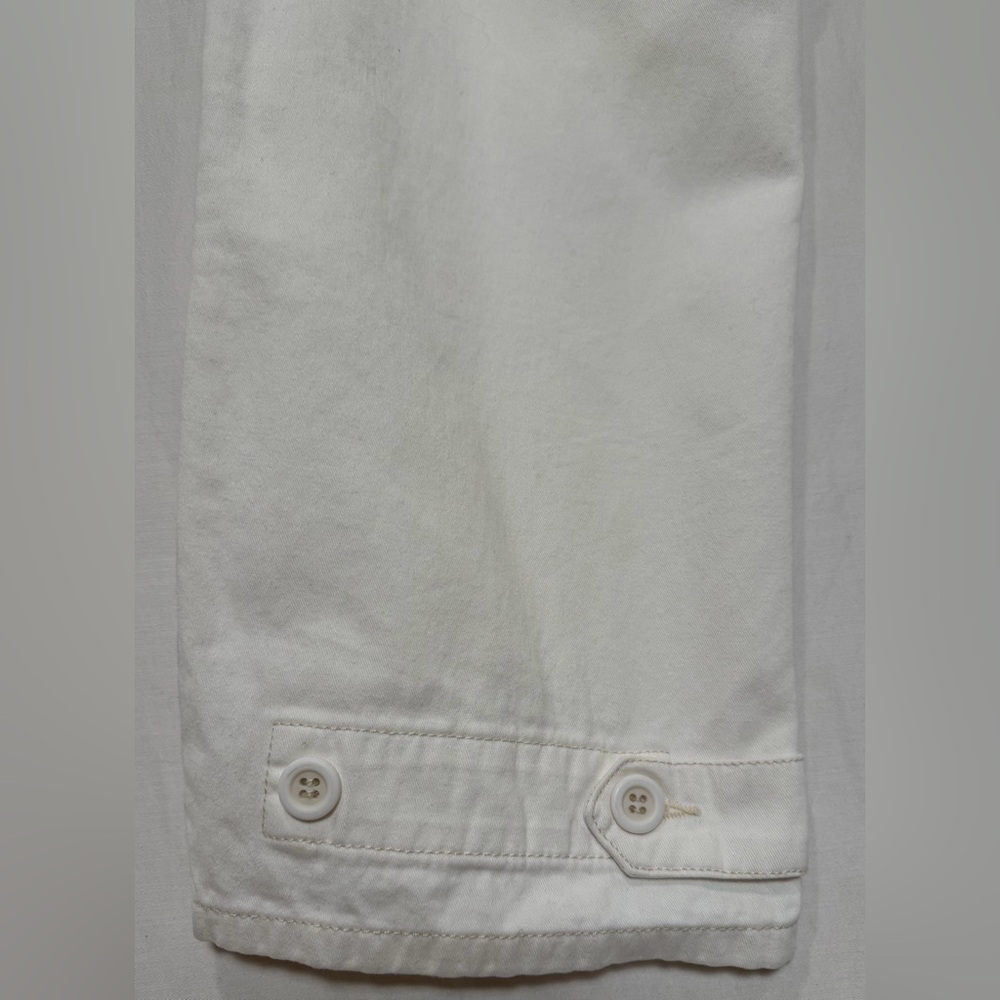 PISTOLA Tammy High Rise Cotton Trouser pants  Button Fly-Alabaster White -Sz 27 - Picture 8 of 15